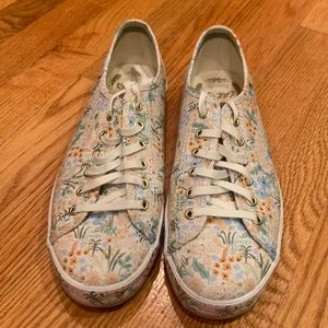 Rifle Paper Co Floral Keds Size 8